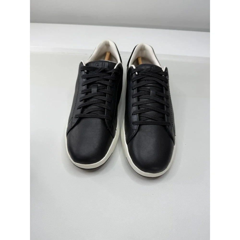 Cole Haan GrandPro Rally Court Sneakers Black Leather W02896 Womens Size 7 New